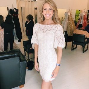 White lace dress